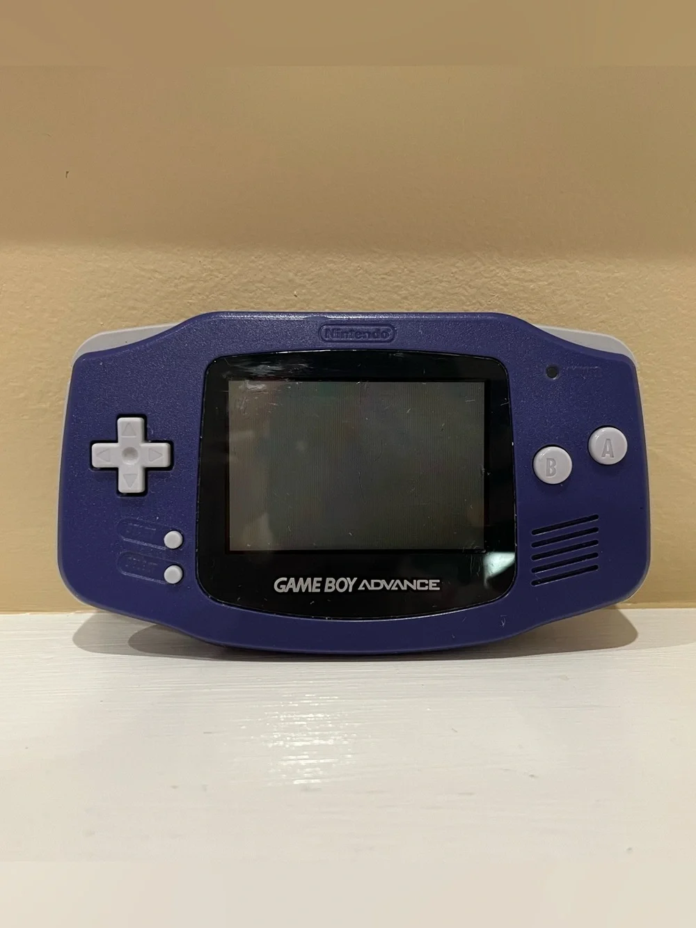 Nintendo Game Boy Advance Handheld System Indigo AGB-001 Tested and Working